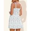 image:imageSummer Mae Smocked Maternity Swim Dress Ruffle ALine with Pockets  One Piece Pregnancy Bathing Suit with Builtin Bottom for Babymoon Beach amp PoolWatercolor Wildflower