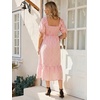 image:imageSummer Mae Smocked Maternity Dress Pregnancy Baby Shower Summer OutfitVintage Rose Gingham