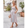 image:imageSummer Mae Smocked Maternity Dress with Pockets Baby Shower Summer OutfitRainbow Striped