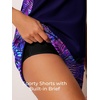 image:imageSummer Mae Blouson Womens Tankini Swimsuits Tummy Control Bathing SuitsPurple Leaf Shadows