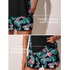 image:imageSummer Mae Blouson Womens Tankini Swimsuits Tummy Control Bathing SuitsRed Palmetto Bloom