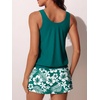image:imageSummer Mae Blouson Womens Tankini Swimsuits with Skirt Bathing Suits 2026Blue Flowers