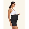 image:imageSummer Mae CloudFeel Maternity Shorts with Pockets Over The Belly Pregnancy Yoga Workout Biker Short Active Athletic Pants2 Pack  Black2