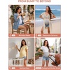 image:imageSummer Mae CoolTouch Maternity Jean Shorts Soft Breathable Denim ShortsLight Blue