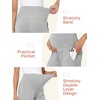 image:imageSummer Mae Viscose Maternity Jogger Pants Pregnancy Lounge Pant with PocketLight Grey