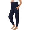 image:imageSummer Mae Viscose Maternity Jogger Pants Pregnancy Lounge Pant with PocketNavy Blue