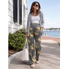 image:imageSummer Mae Viscose Maternity Pants Pregnancy Pajama Lounge Pant with PocketGrey Marigold