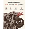 image:imageSummer Mae Viscose Maternity Pants Pregnancy Pajama Lounge Pant with PocketMocha Botanical