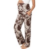 image:imageSummer Mae Viscose Maternity Pants Pregnancy Pajama Lounge Pant with PocketMocha Botanical
