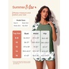 image:imageSummer Mae Womens Modest Tankini Swimsuits Short Sleeve Shirt with ShortsGreen Shadow