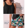 image:imageSummer Mae Blouson Tankini Swimsuits for Women Skirted Bathing Suit 2026Multicolor Flora