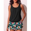 image:imageSummer Mae Blouson Tankini Swimsuits for Women Skirted Bathing Suit 2026Multicolor Flora