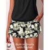 image:imageSummer Mae Blouson Tankini Swimsuits for Women Skirted Bathing Suit 2026Whiteleaf Flower