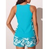 image:imageSummer Mae Blouson Womens Tankini Swimsuits Tummy Control Bathing SuitsLake Bloom