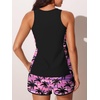 image:imageSummer Mae Blouson Womens Tankini Swimsuits Tummy Control Bathing SuitsSunset Palm