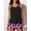 image:imageSummer Mae Blouson Womens Tankini Swimsuits Tummy Control Bathing SuitsSunset Palm