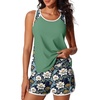 image:imageSummer Mae Blouson Womens Tankini Swimsuits Tummy Control Bathing SuitsNavy Garden